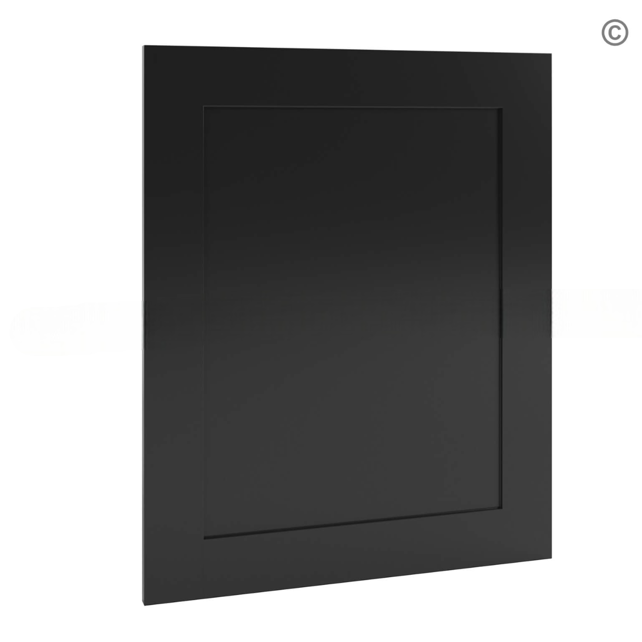 Black Shaker Decorative Door Panel