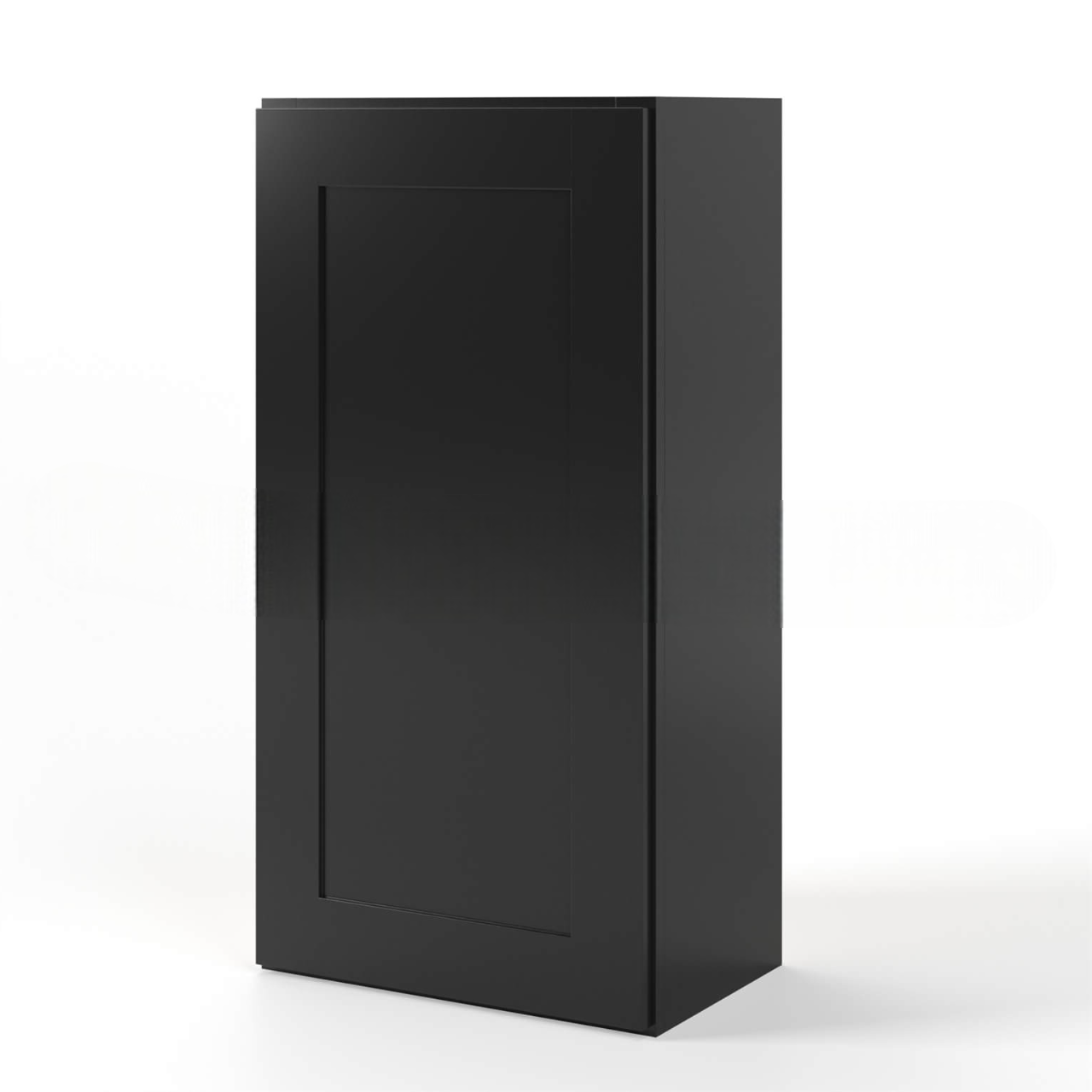 Black Shaker 36″ H Single Door Wall Cabinet