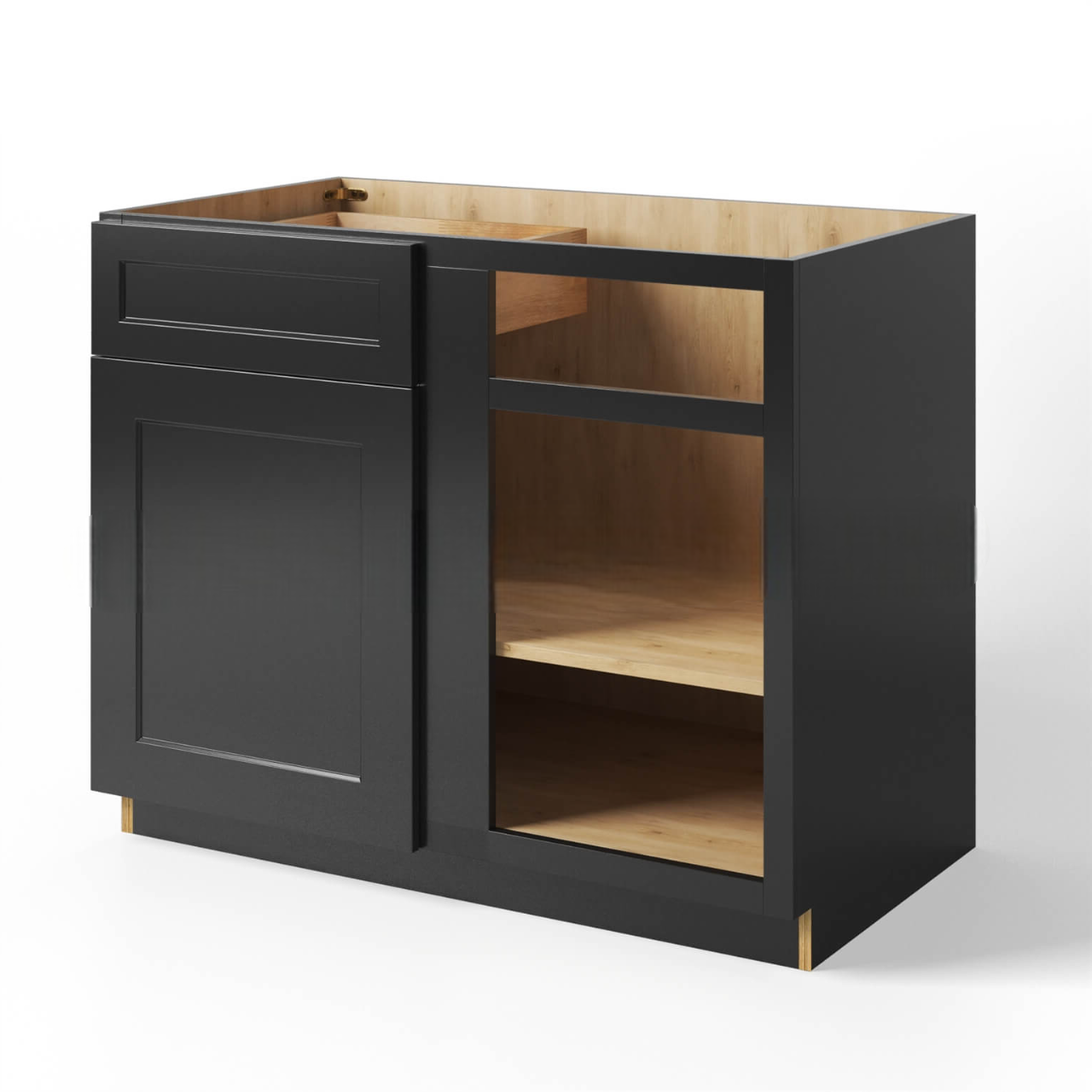 Black Shaker Base Blind Corner Cabinet (L/R interchangeable)