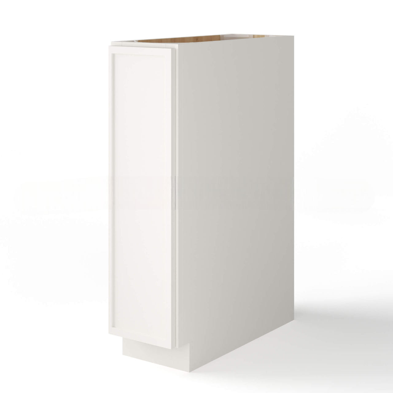 Dove White Slim Shaker Spice Pull Base Cabinet