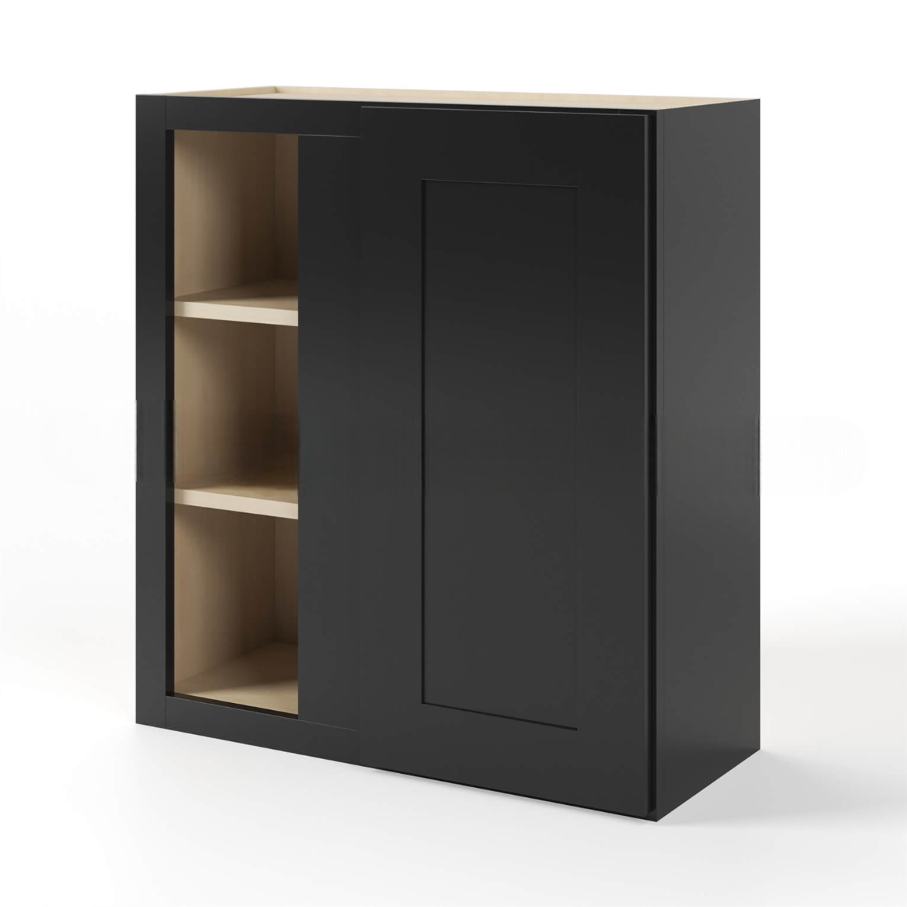 Black Shaker 30″ H Wall Blind Cabinet