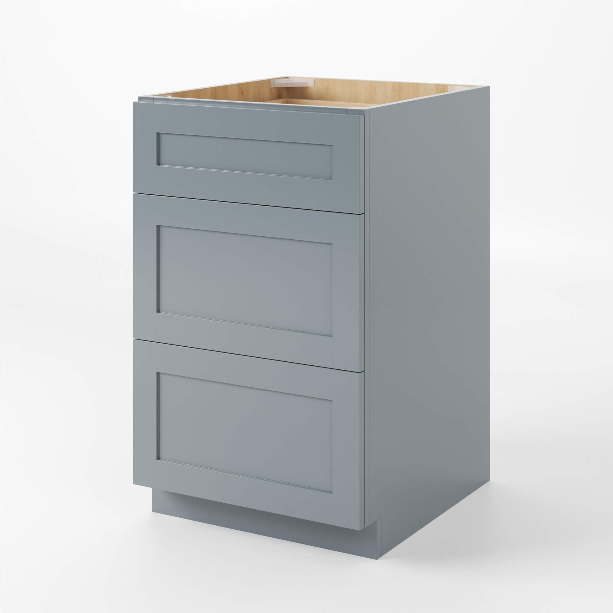 Gray Shaker Drawer Base