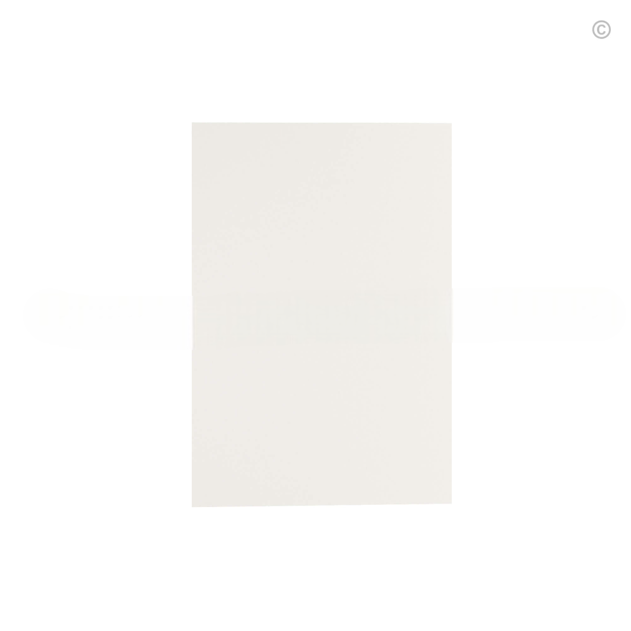 Dove White Slim Shaker Base Skin Veneer Panel