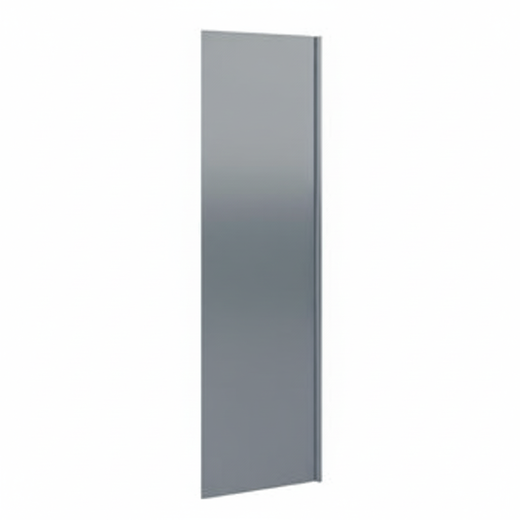 Gray Shaker Refrigerator End Panel