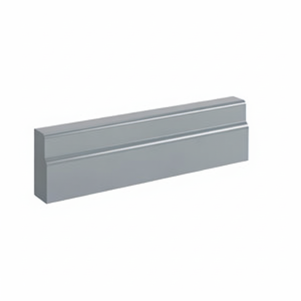 Gray Shaker Furniture Base Moulding