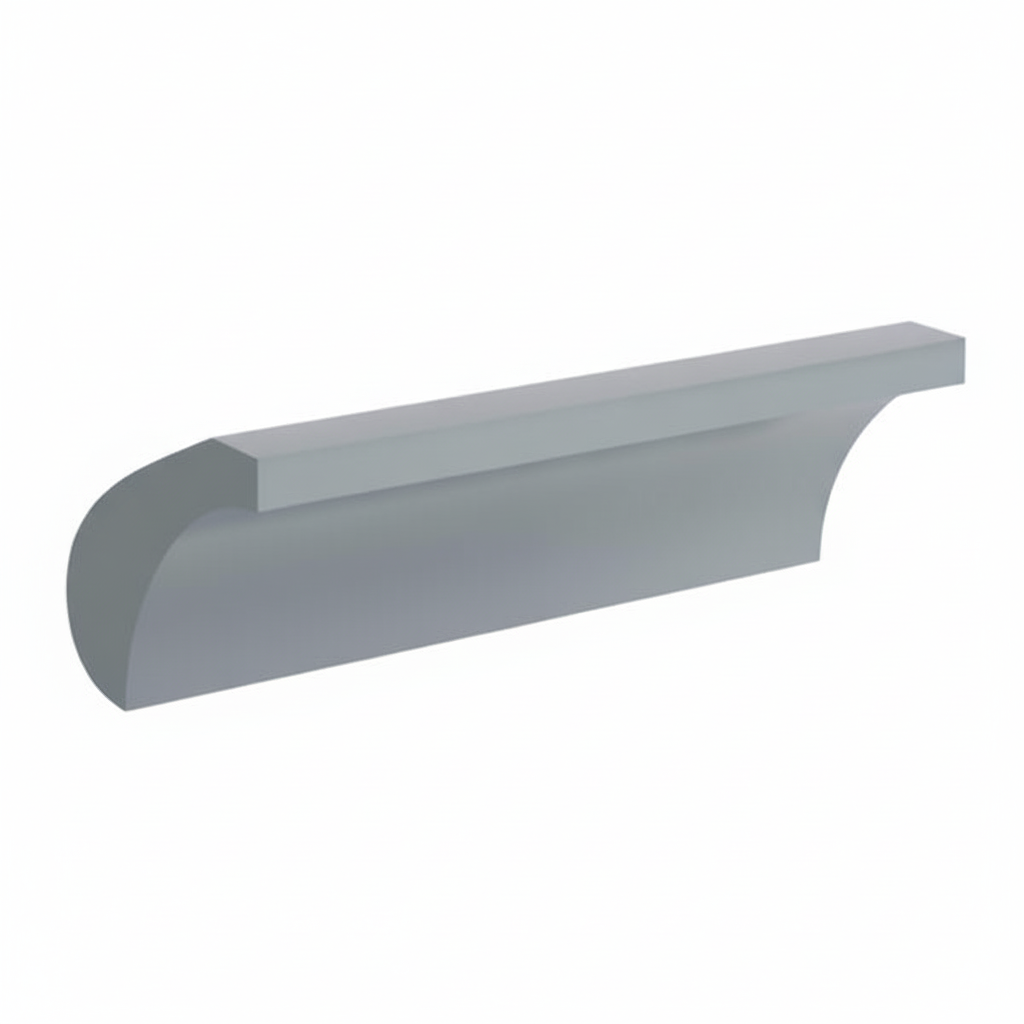 Gray Shaker Cove Crown Moulding