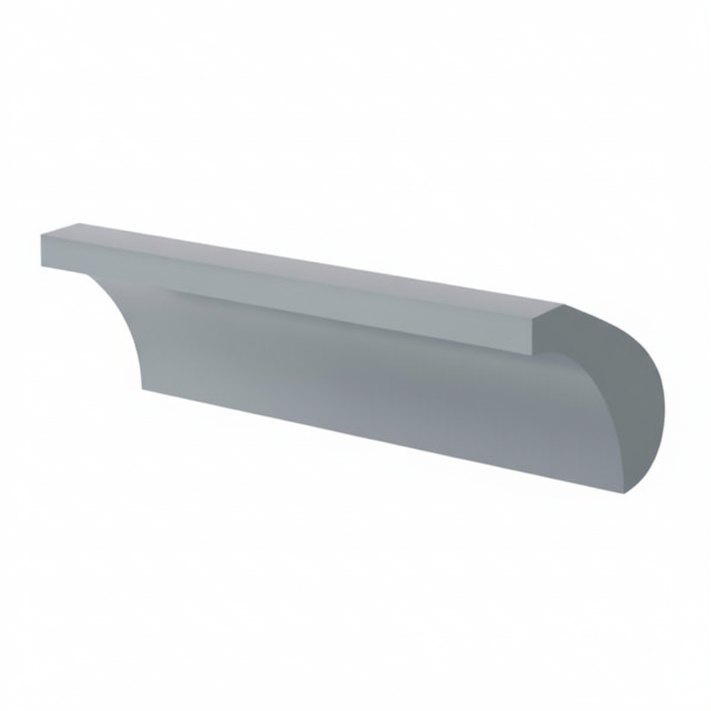 Gray Shaker Cove Crown Moulding