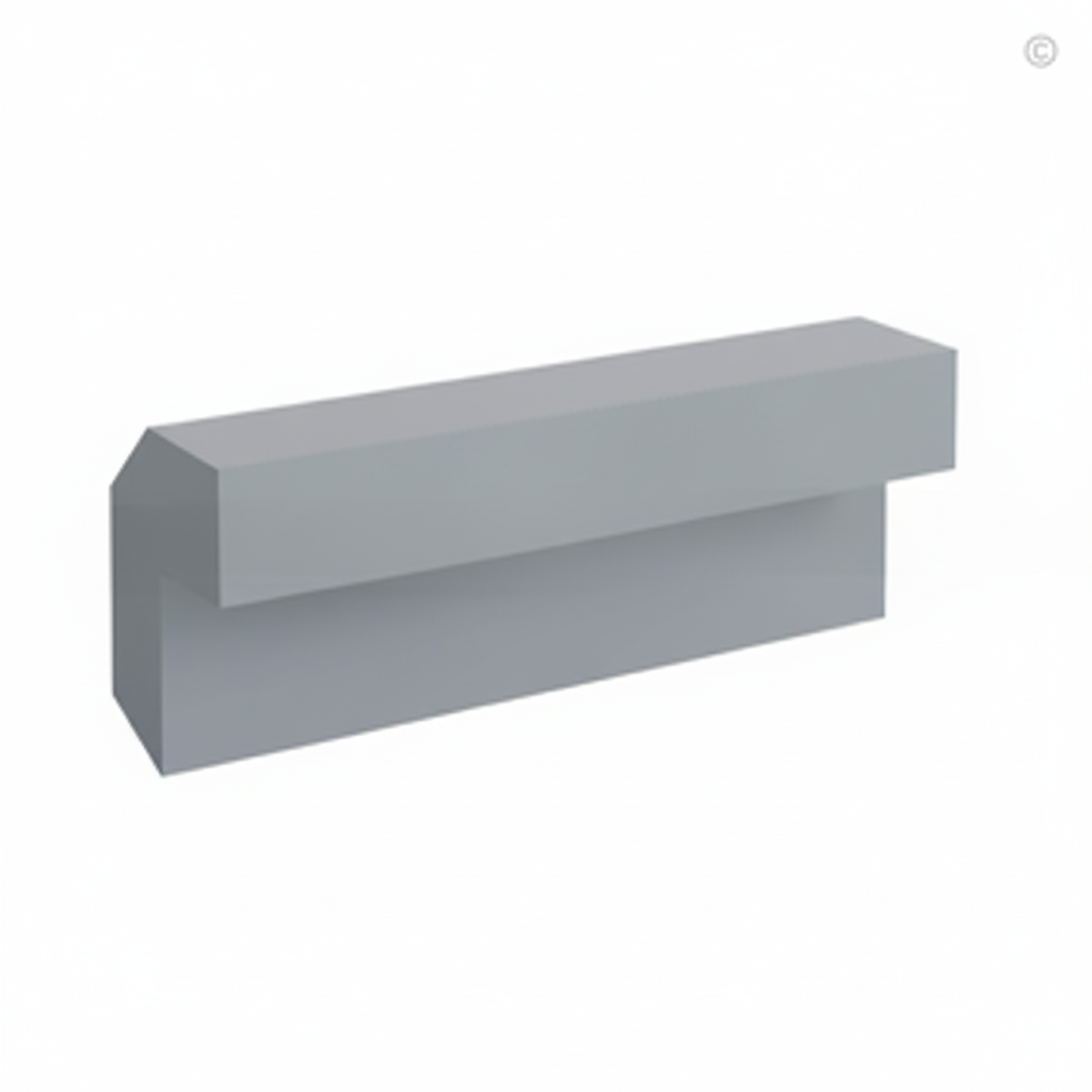 Gray Shaker Angle Light Rail Moulding