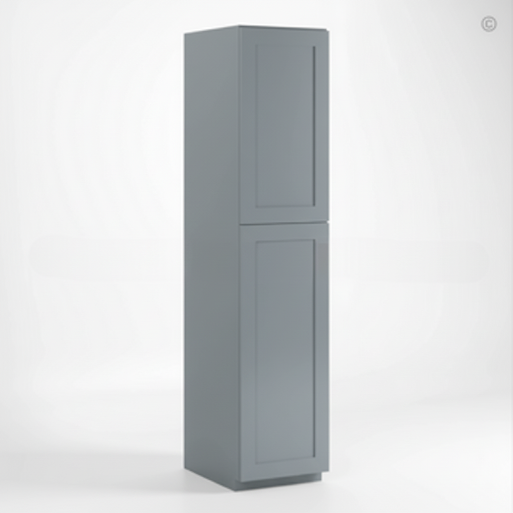 Gray Shaker 18″ W Utility Pantry Cabinet