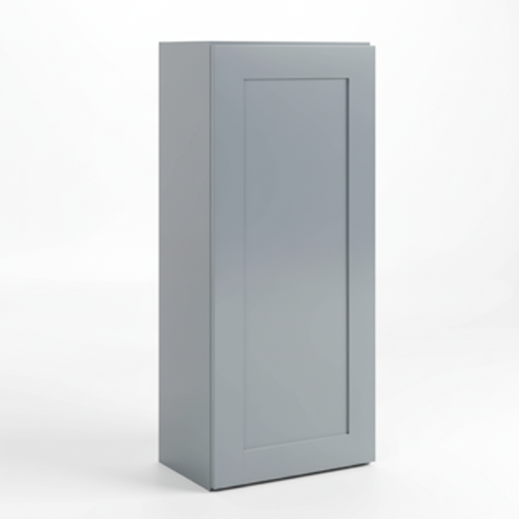 Gray Shaker 42″ H Single Door Wall Cabinet