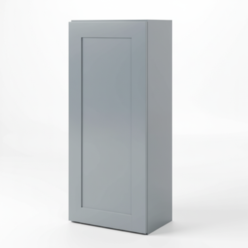 Gray Shaker 42″ H Single Door Wall Cabinet