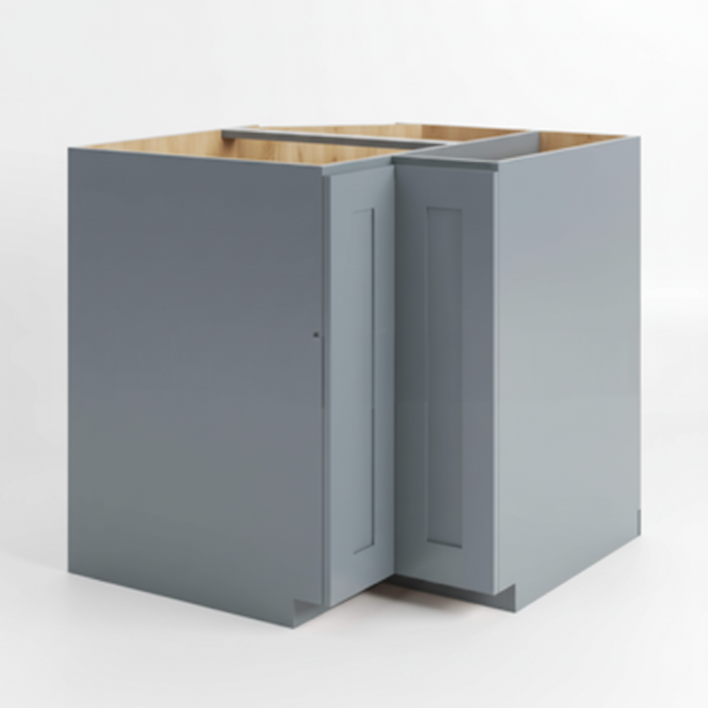 Gray Shaker Easy Reach Base Cabinet