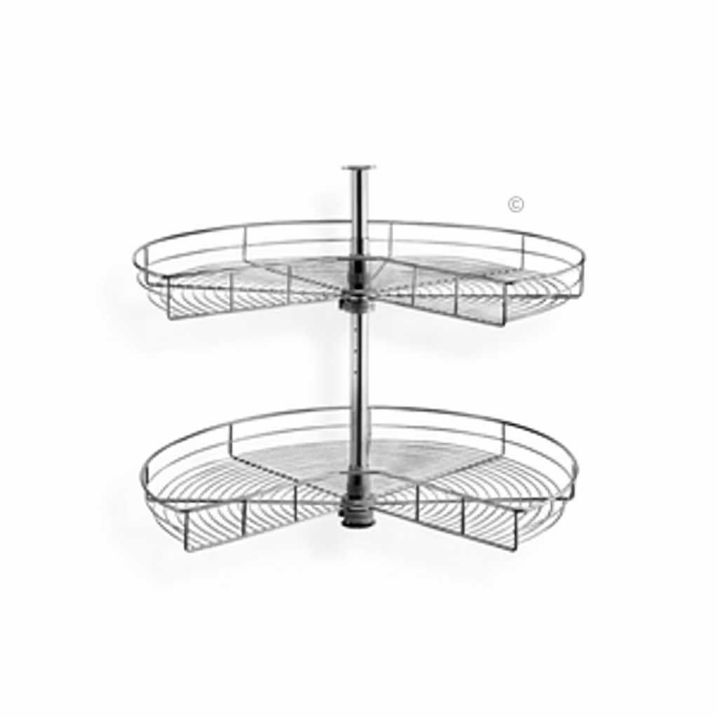 Navy Blue Shaker Chrome Tray