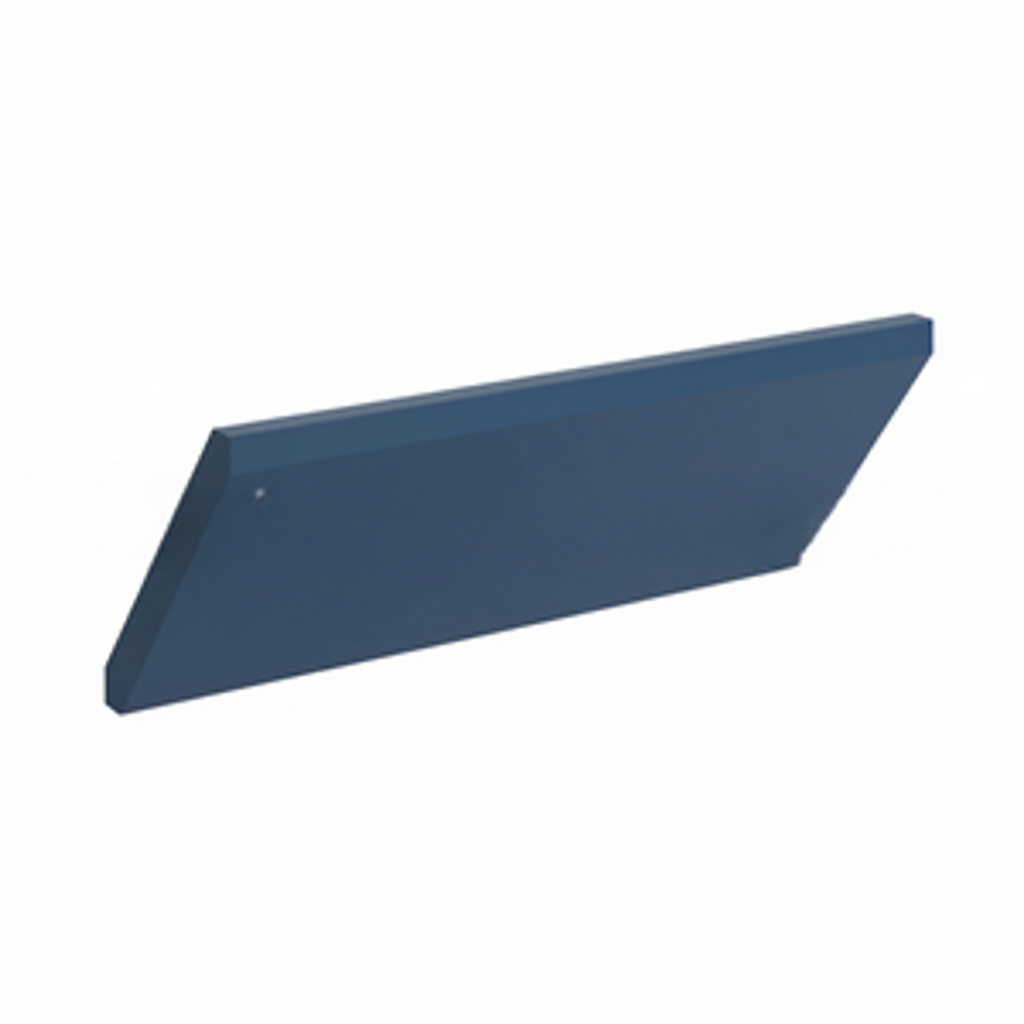 Navy Blue Shaker Angle Crown Moulding