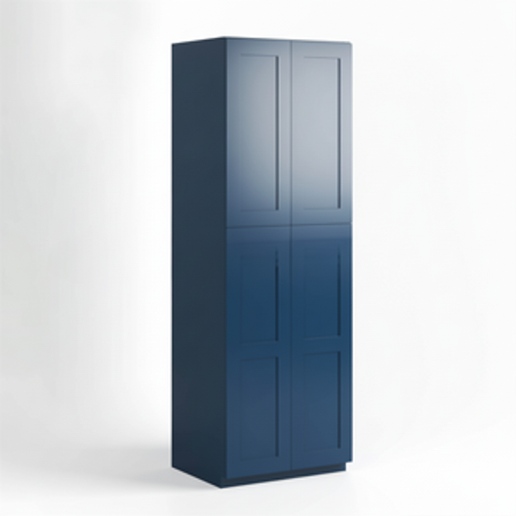 Navy Blue Shaker 30″ W Utility Pantry Cabinet