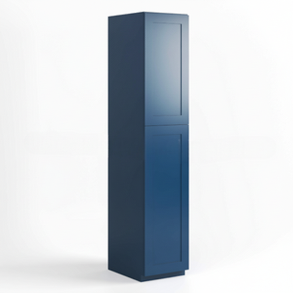 Navy Blue Shaker 18″ W Utility Pantry Cabinet