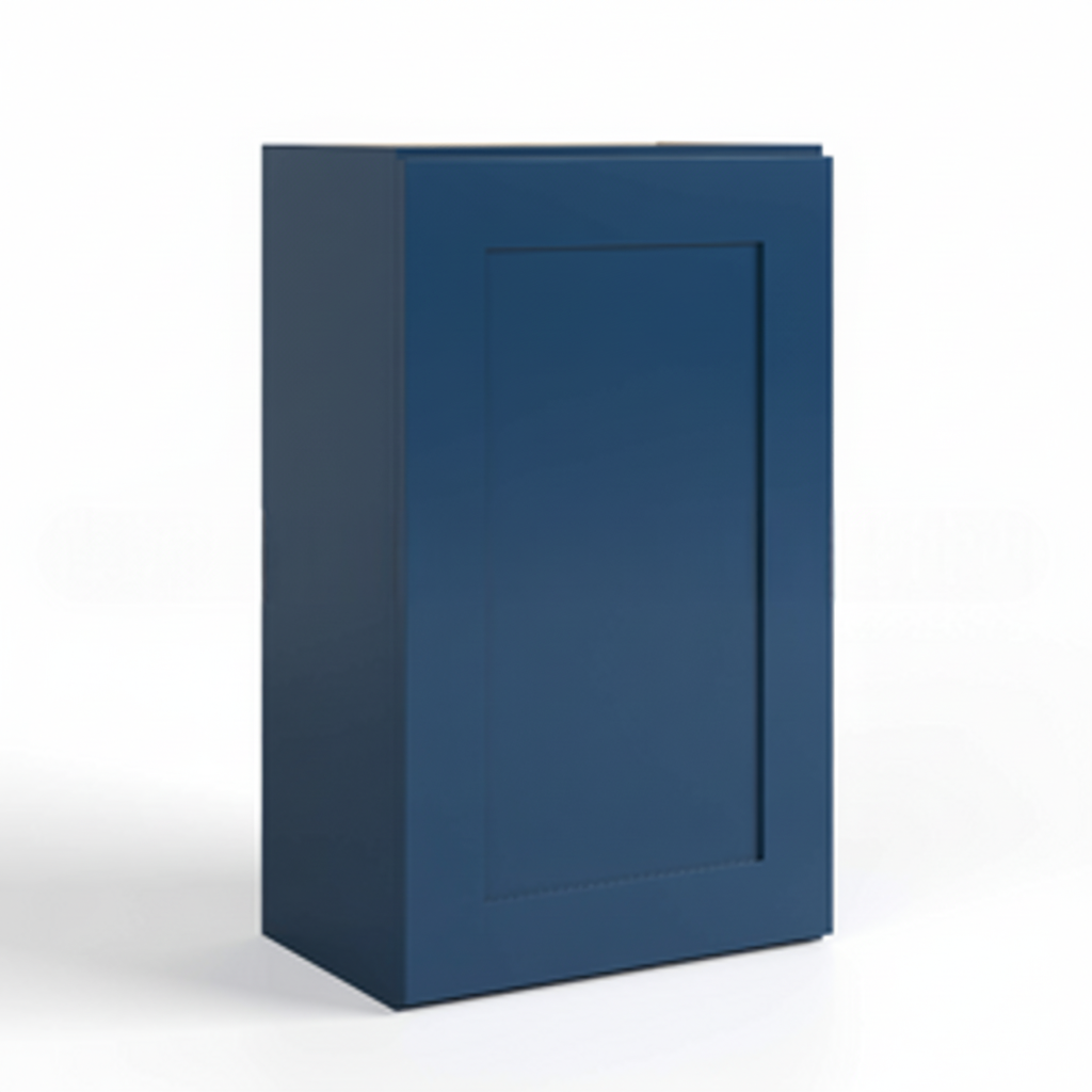 Navy Blue Shaker 36″ H Single Door Wall Cabinet