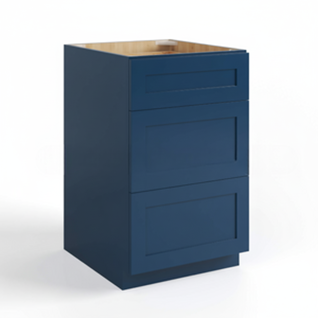 Navy Blue Shaker Drawer Base