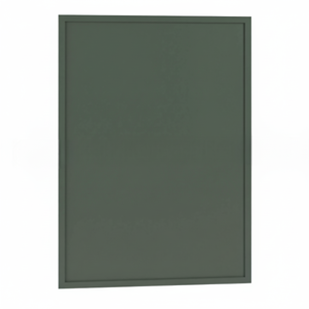 Slim Shaker Green Wall False Door