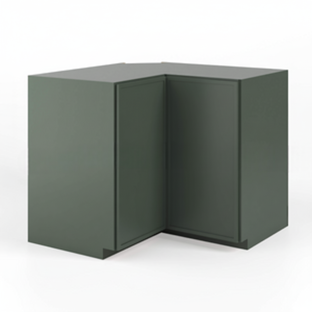Slim Shaker Green Wall Easy Reach Cabinet