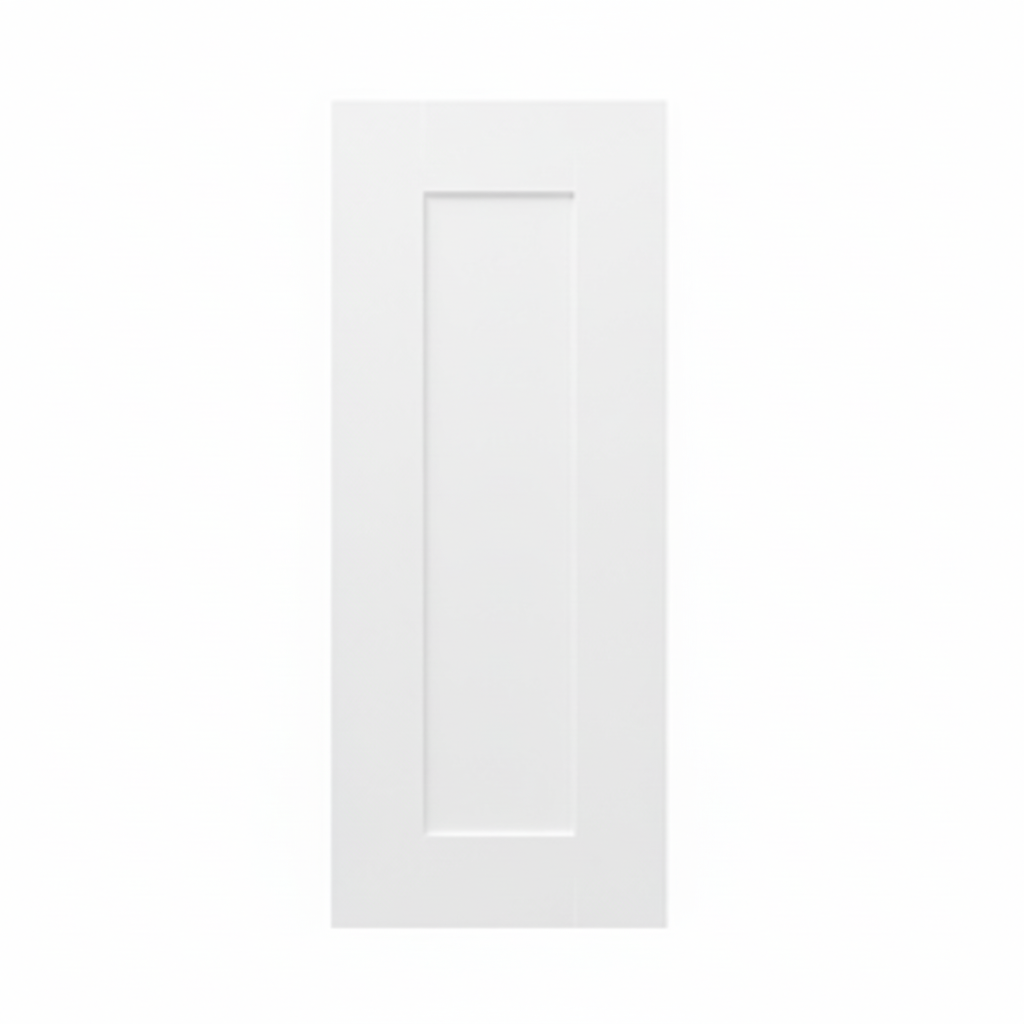 White Shaker Wall Decorative Door Panel