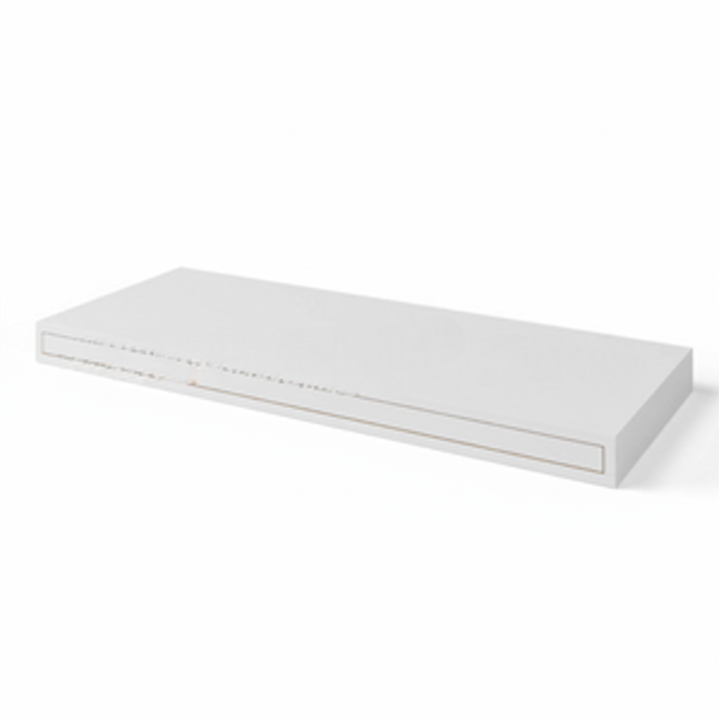 White Shaker Floating Shelf