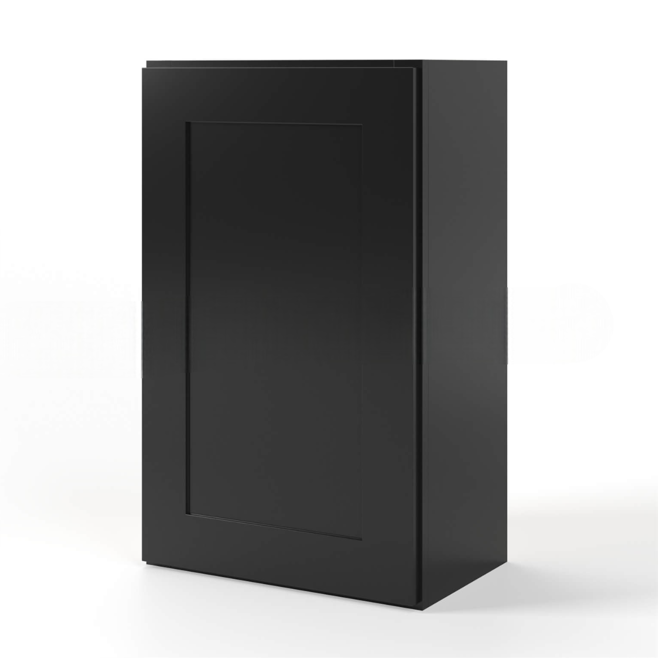 Black Shaker 30″ H Single Door Wall Cabinet
