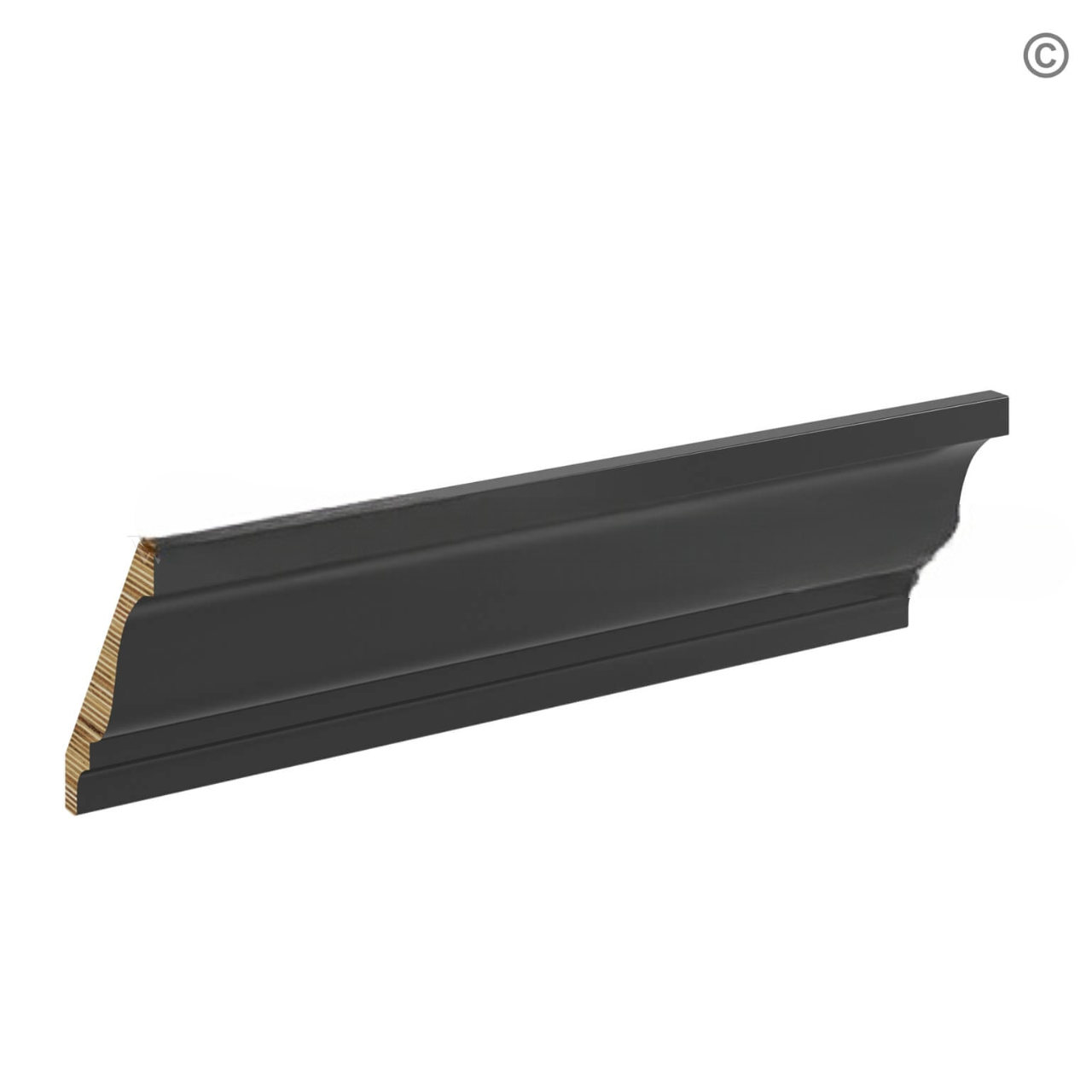 Black Shaker Decorative Moulding