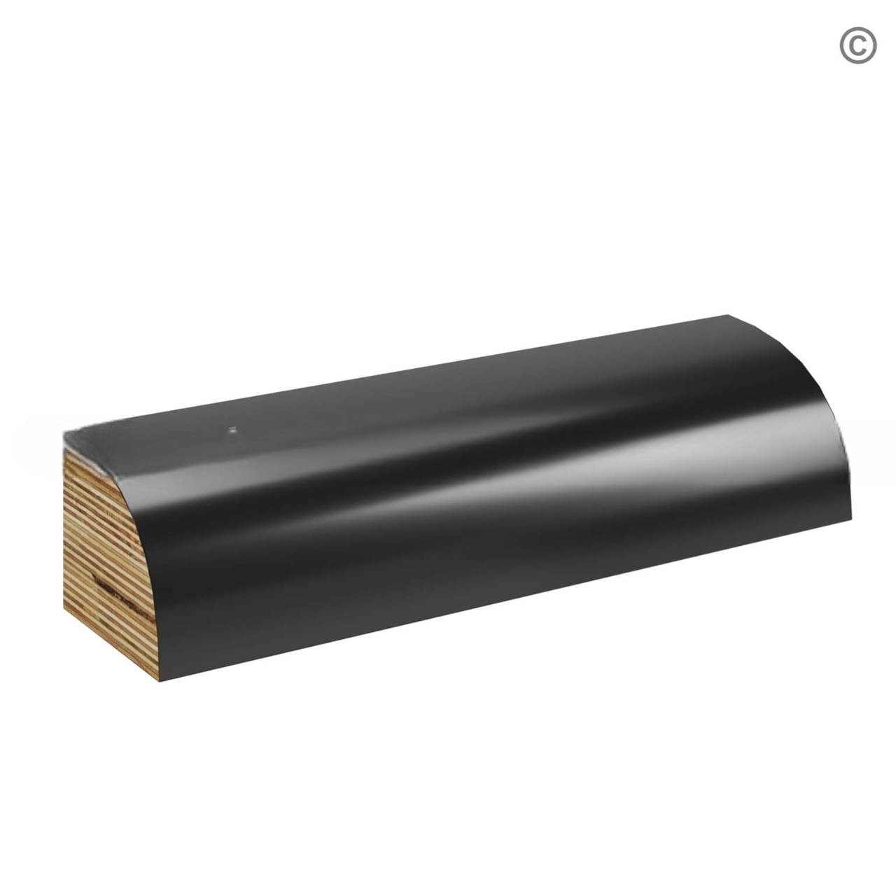 Black Shaker Shoe Moulding