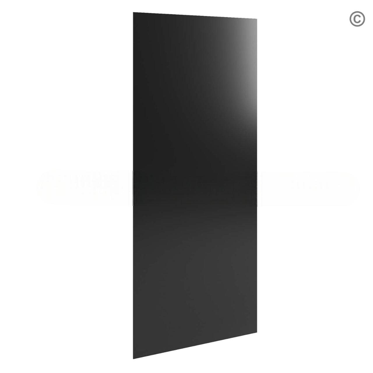 Black Shaker Finished Plywood Island Panel