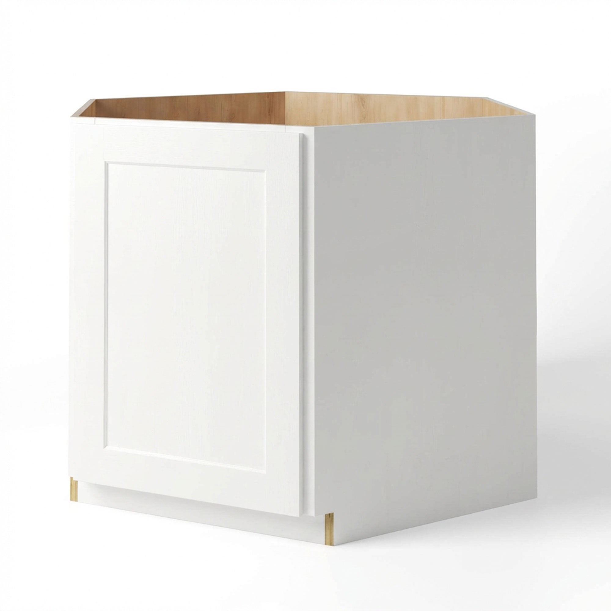 White Shaker 42" Corner Sink Base Cabinet (Copy)