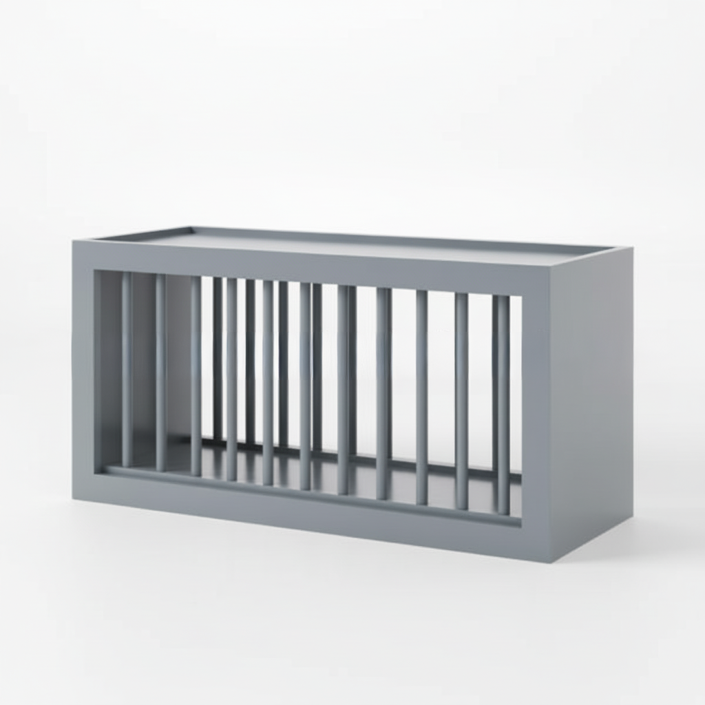 Gray Shaker Plate Rack