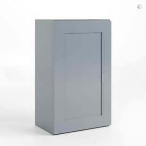 Gray Shaker 30″ H Single Door Wall Cabinet