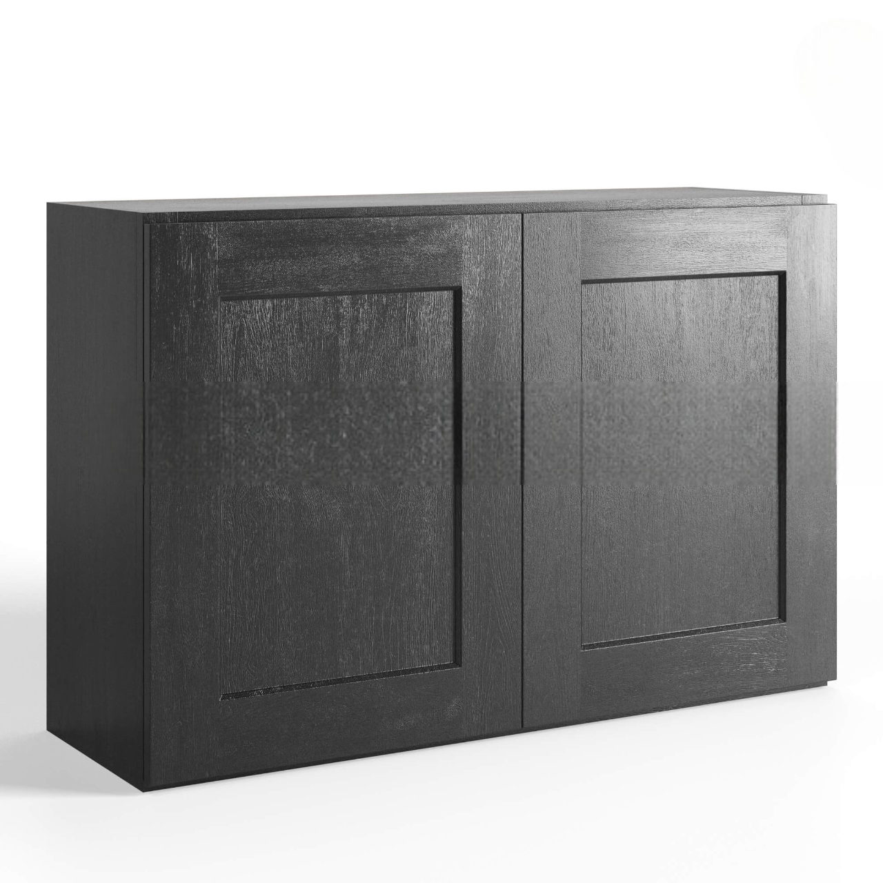 Mocha Slate Shaker Double Door Wall Cabinets- 24″H, 12″D