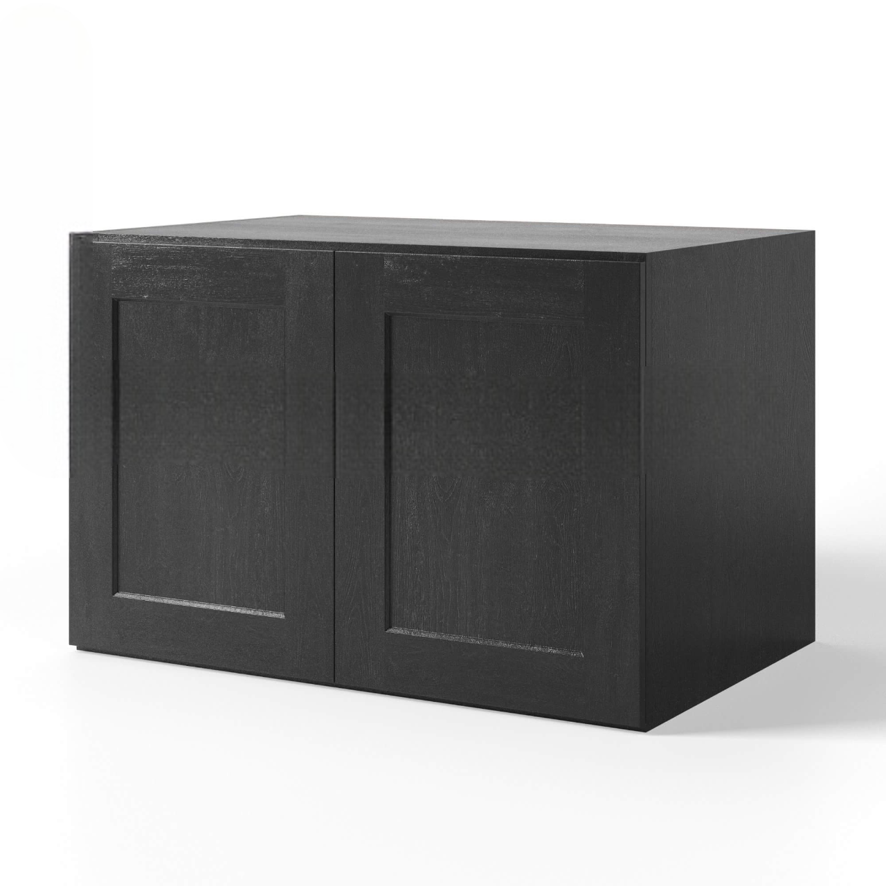 Mocha Slate Shaker Wall Double Door Wall Cabinet – 24″D