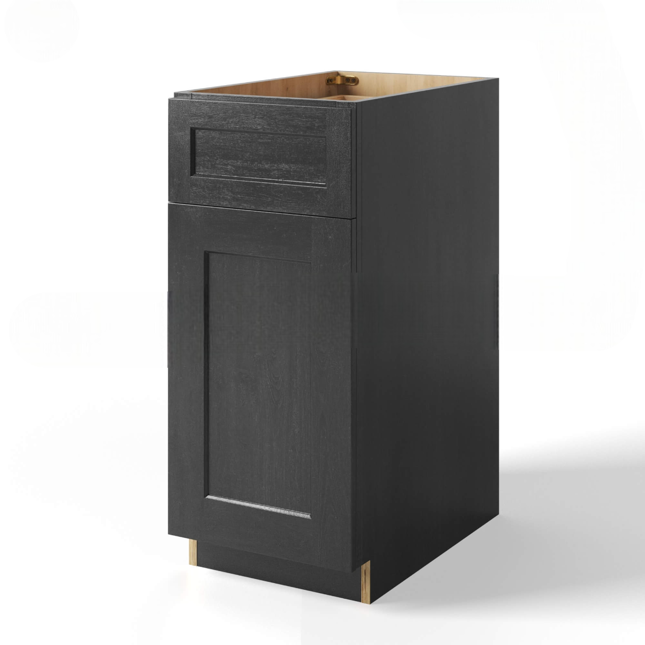 Mocha Slate Shaker Base Cabinet Single Door Single Drawer