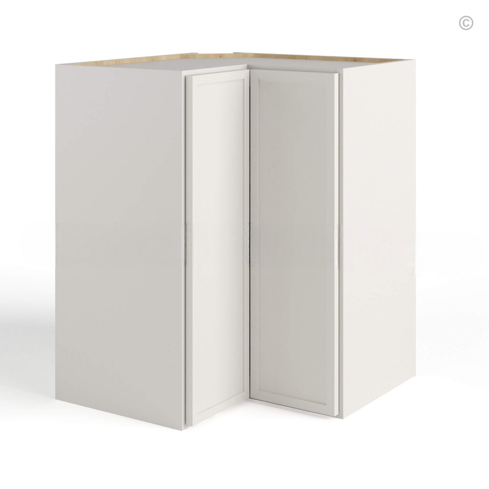 Dove White Slim Shaker Easy Reach Wall Cabinet