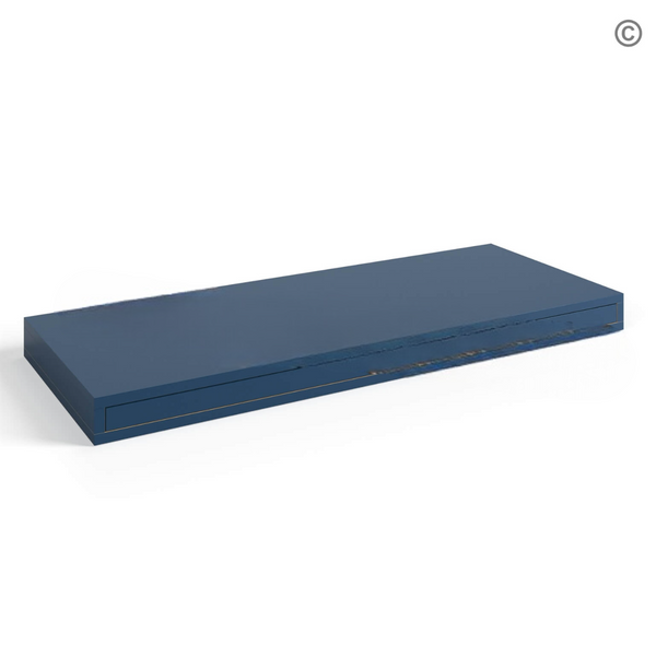 Navy Blue Shaker Floating Shelf