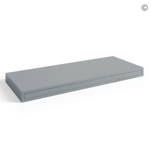 Gray Shaker Floating Shelf