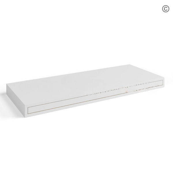 White Shaker Floating Shelf