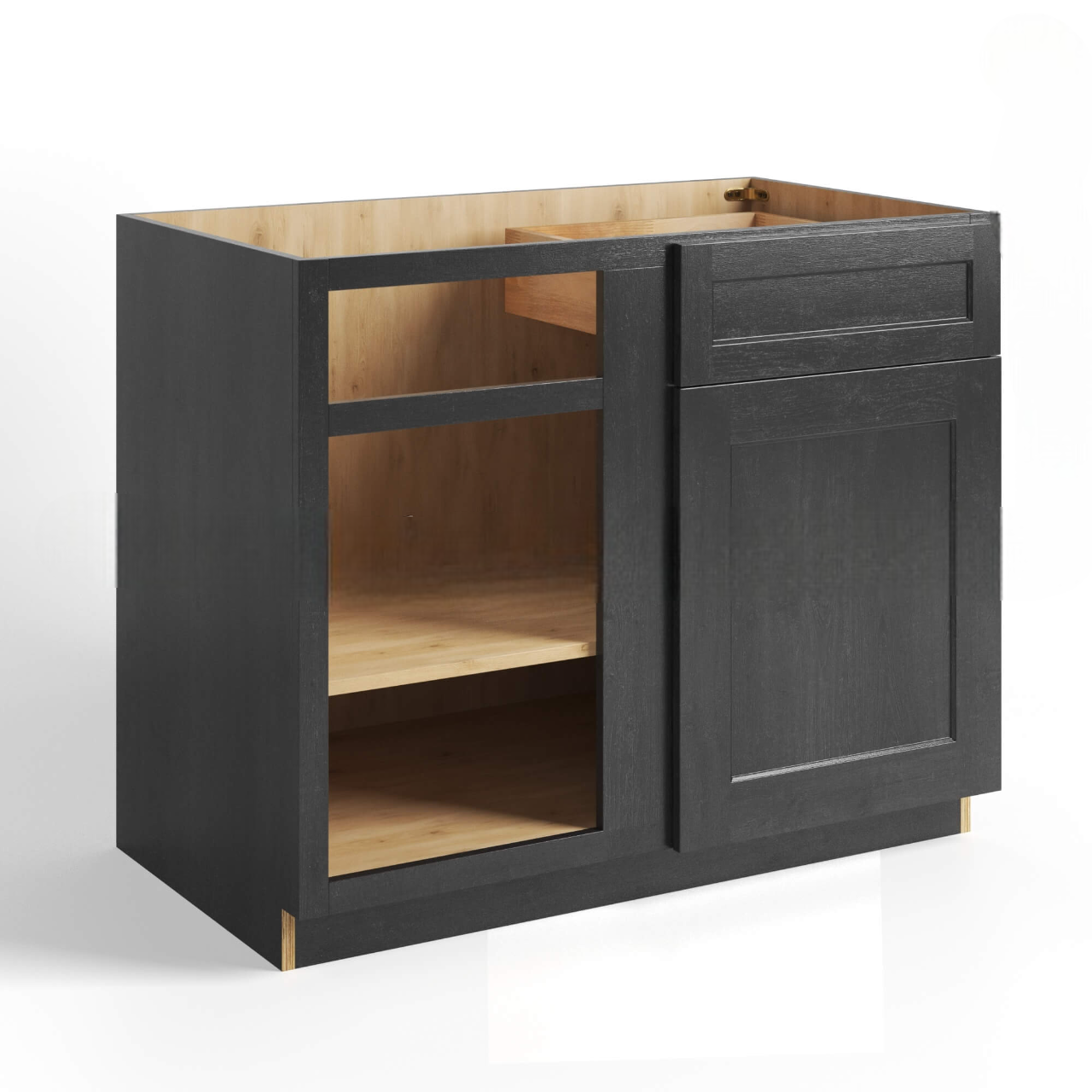 Mocha Slate Shaker Base Blind Corner Cabinet