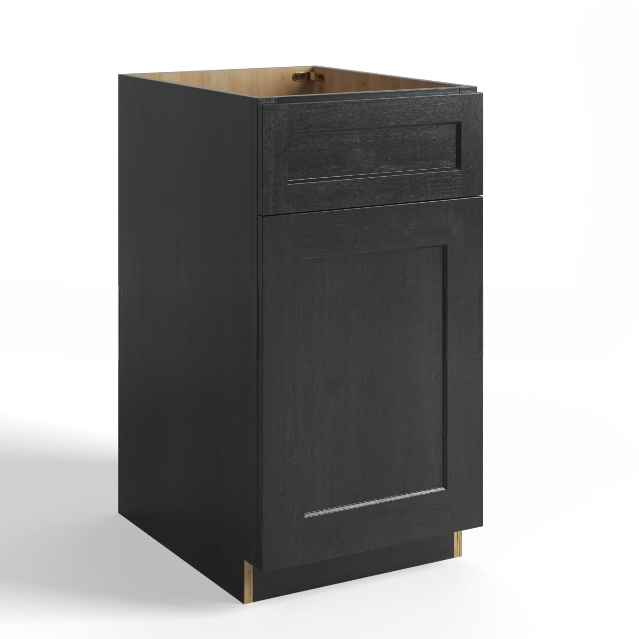 Mocha Slate Shaker Base Trash Cabinet