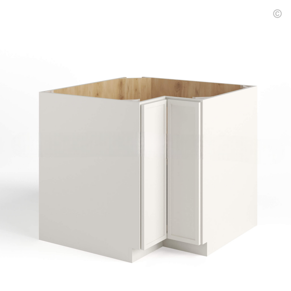 Dove White Slim Shaker Easy Reach Base Cabinet