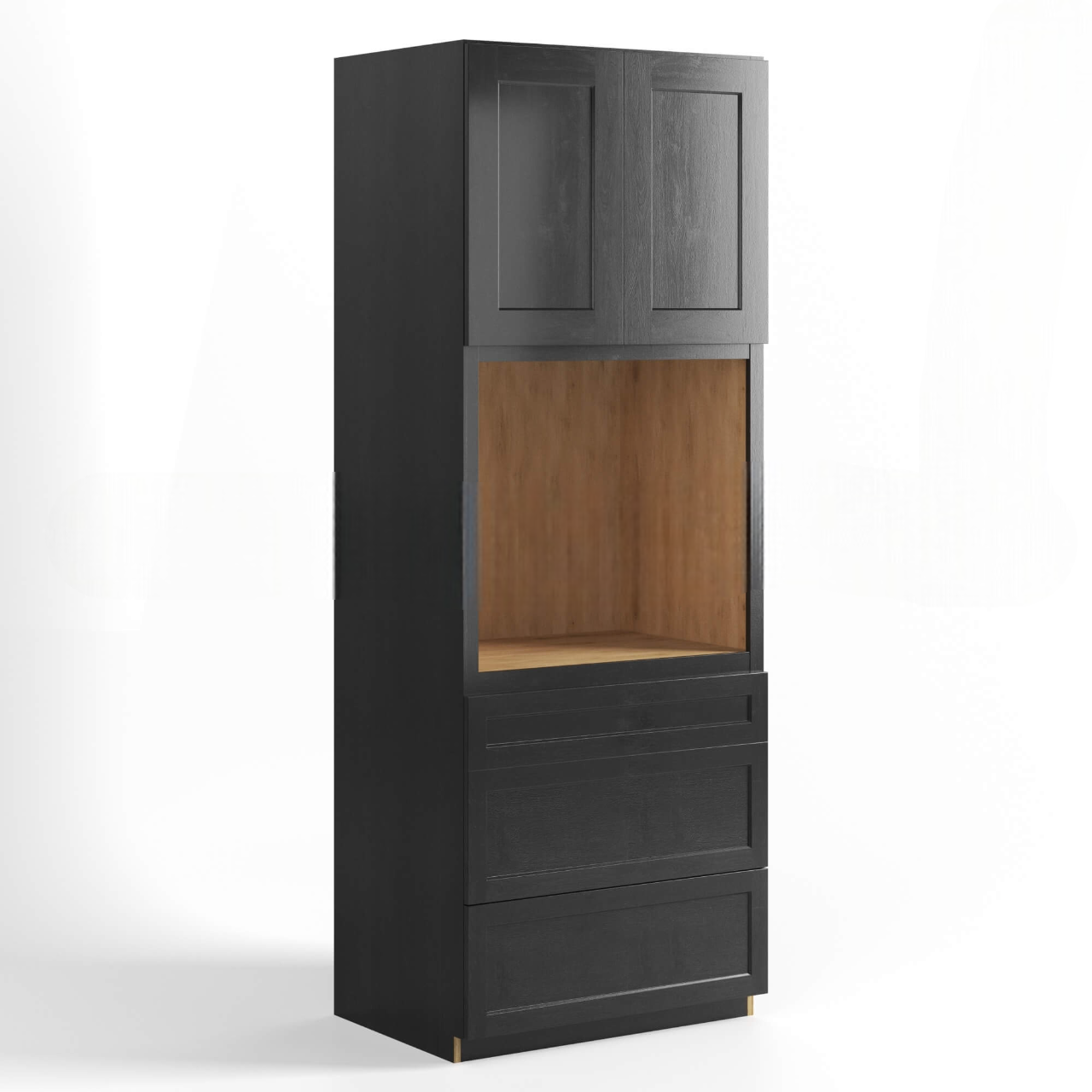 Mocha Slate Shaker Tall Universal Oven Cabinet