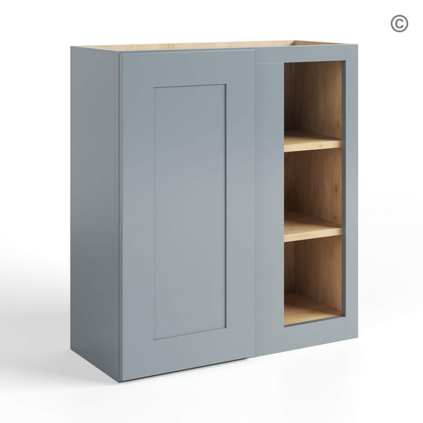 Gray Shaker 36″ H Wall Blind Cabinet