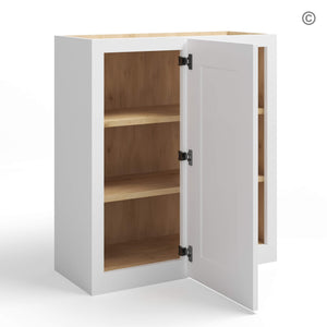 White Shaker 30″ H Wall Blind Cabinet