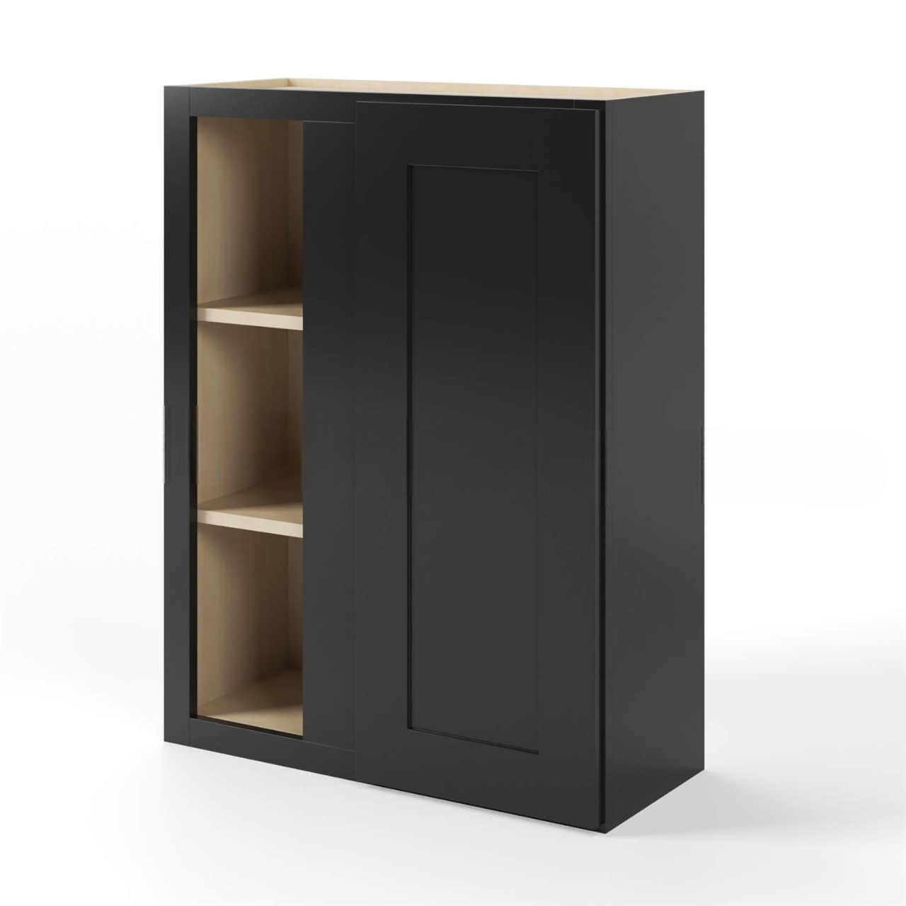 Black Shaker 36″ H Wall Blind Cabinet
