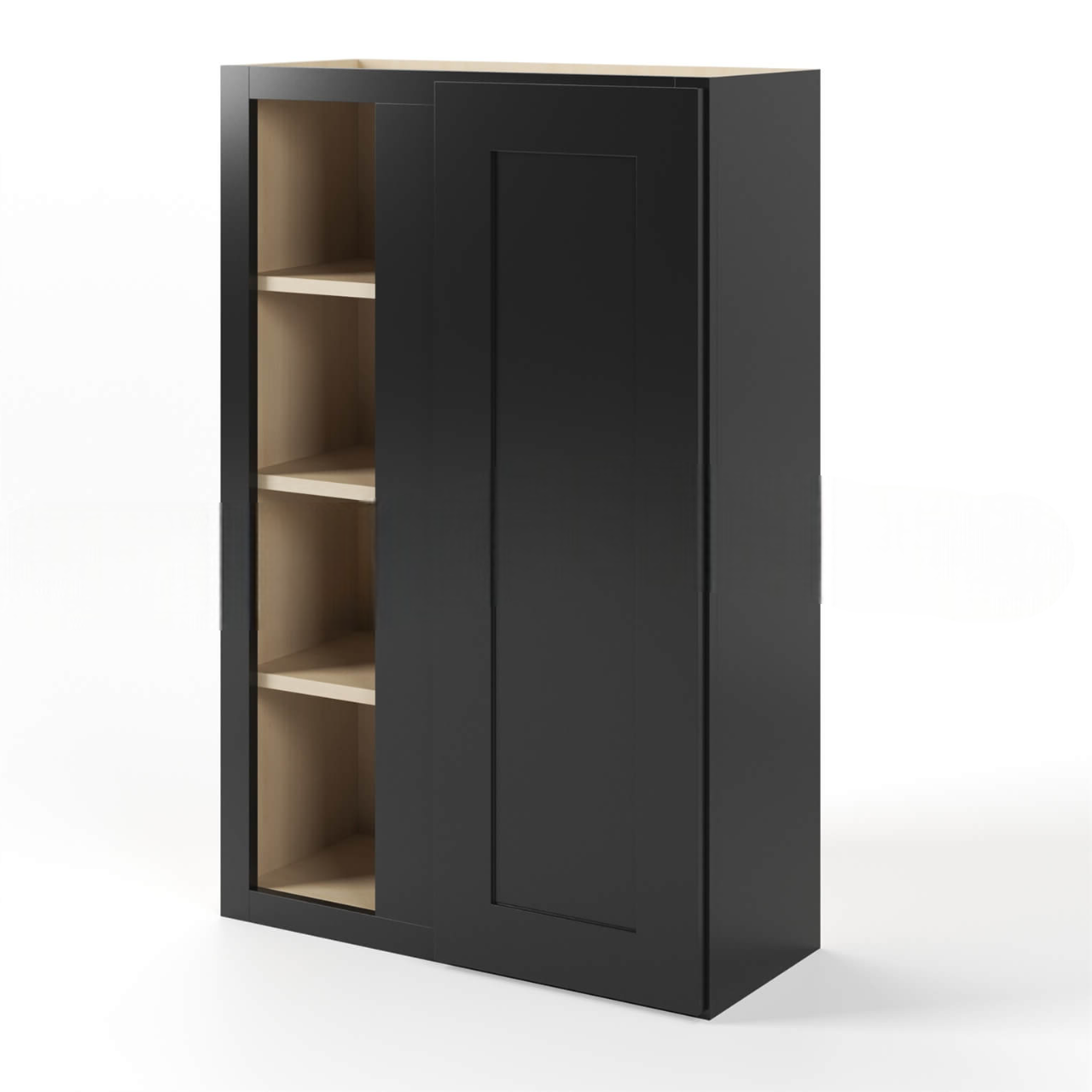 Black Shaker 42″ H Wall Blind Cabinet
