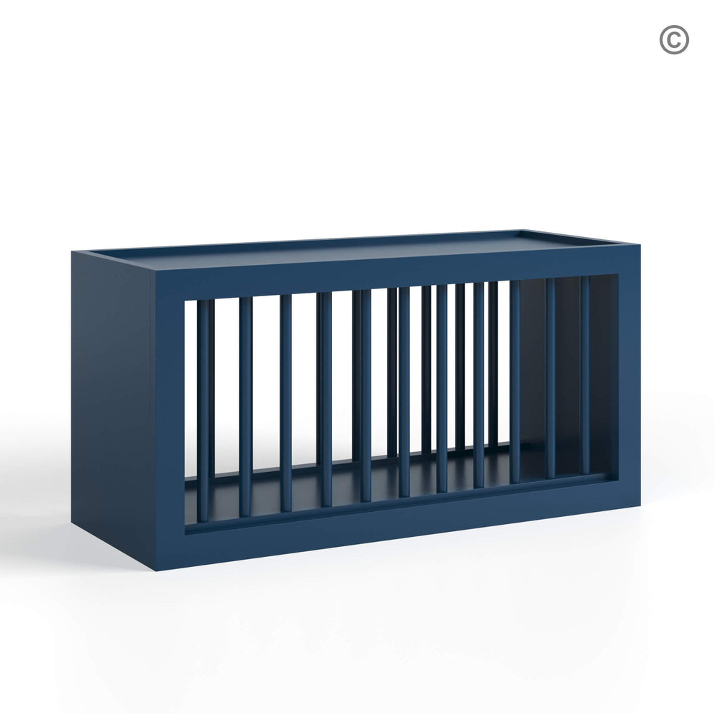 Navy Blue Shaker Plate Rack