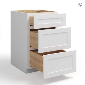 White Shaker Drawer Base